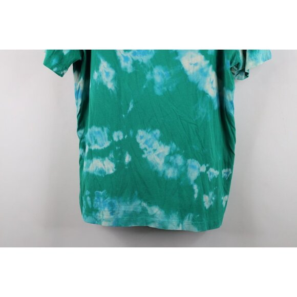 Vintage Y2K Ralph Lauren Mens Medium Acid Wash Short Sleeve T-Shirt Green Cotton - Picture 3 of 11